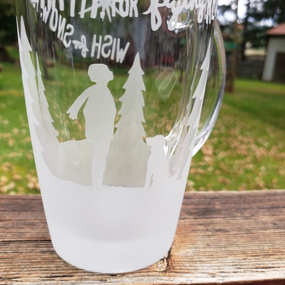 SOLS Starbucks 2009 Etched Glass Coffee Cups [2] - Picture 11 of 12